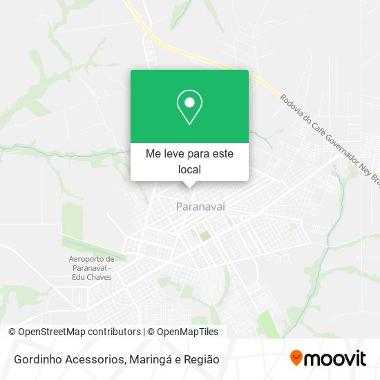 Gordinho Acessorios mapa