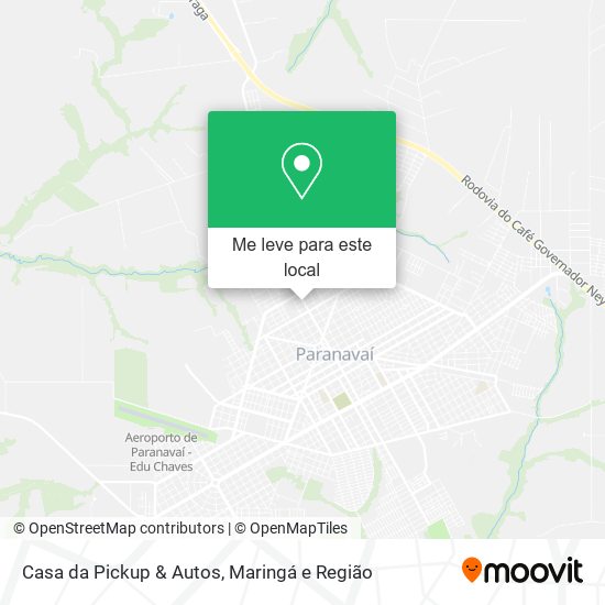 Casa da Pickup & Autos mapa