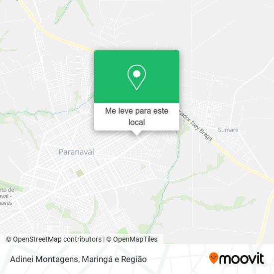 Adinei Montagens mapa