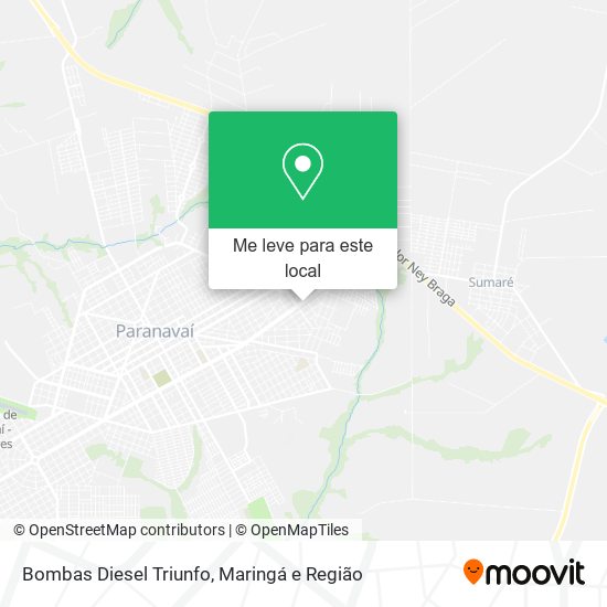 Bombas Diesel Triunfo mapa