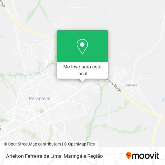Arielton Ferreira de Lima mapa