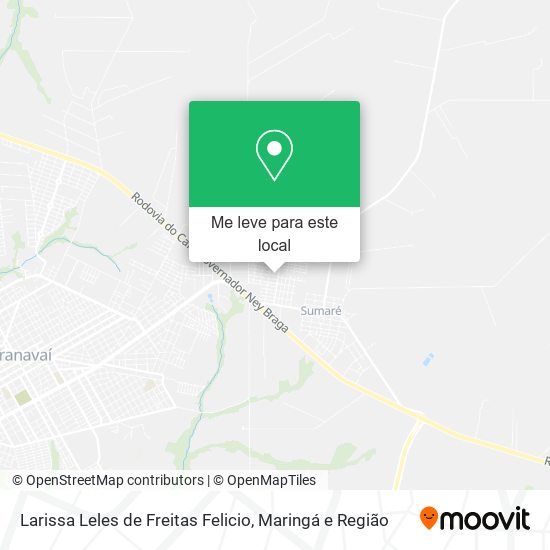 Larissa Leles de Freitas Felicio mapa