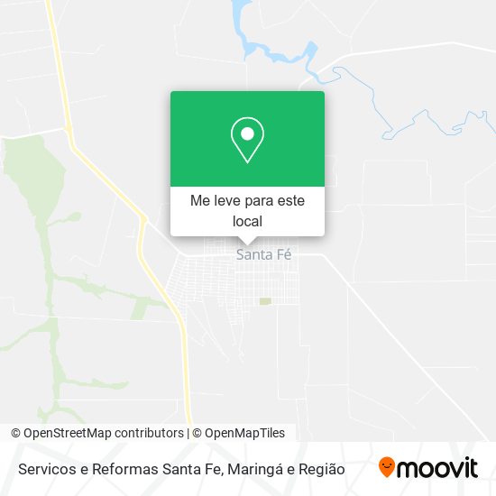 Servicos e Reformas Santa Fe mapa