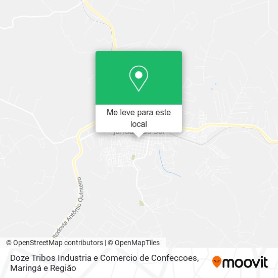 Doze Tribos Industria e Comercio de Confeccoes mapa