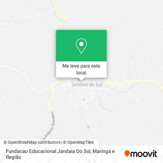 Fundacao Educacional Jandaia Do Sul mapa