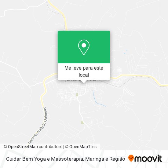 Cuidar Bem Yoga e Massoterapia mapa