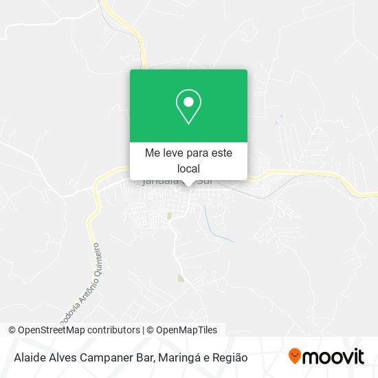 Alaide Alves Campaner Bar mapa