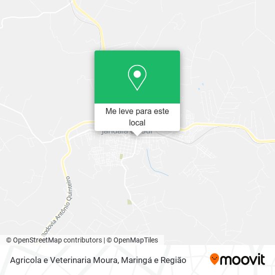 Agricola e Veterinaria Moura mapa