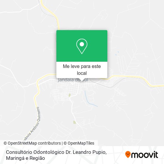 Consultório Odontológico Dr. Leandro Pupio mapa