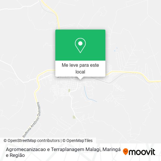 Agromecanizacao e Terraplanagem Malagi mapa