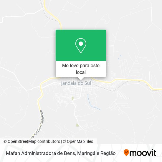 Mafan Administradora de Bens mapa