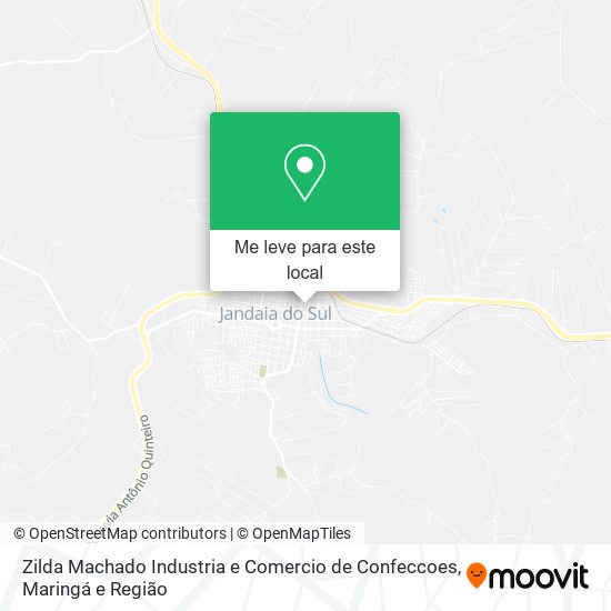 Zilda Machado Industria e Comercio de Confeccoes mapa