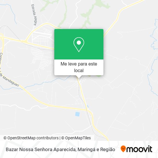 Bazar Nossa Senhora Aparecida mapa