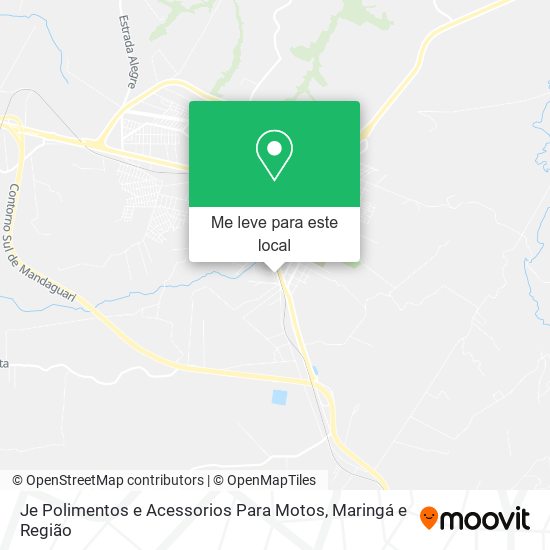 Je Polimentos e Acessorios Para Motos mapa