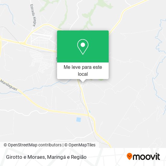 Girotto e Moraes mapa