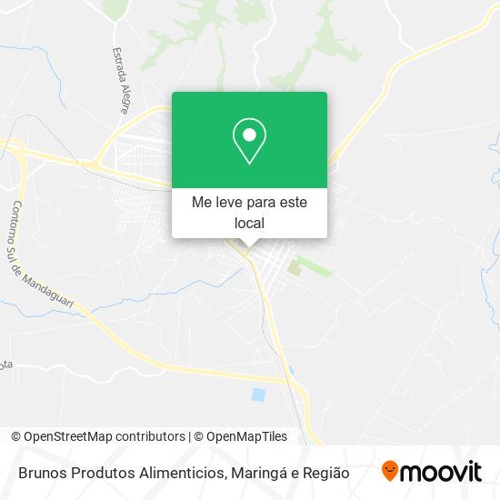 Brunos Produtos Alimenticios mapa