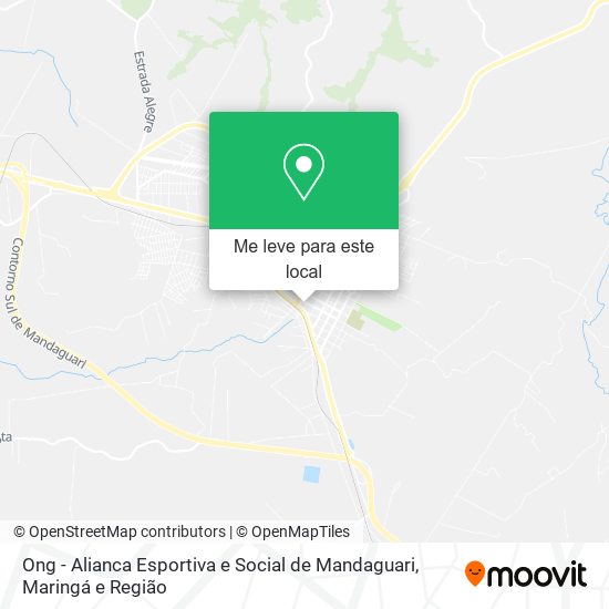 Ong - Alianca Esportiva e Social de Mandaguari mapa