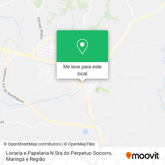 Livraria e Papelaria N Sra do Perpetuo Socorro mapa