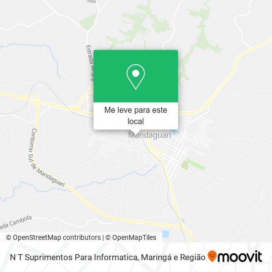 N T Suprimentos Para Informatica mapa