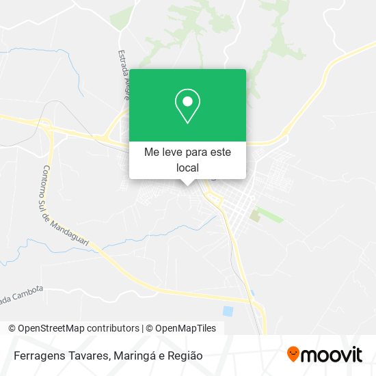 Ferragens Tavares mapa