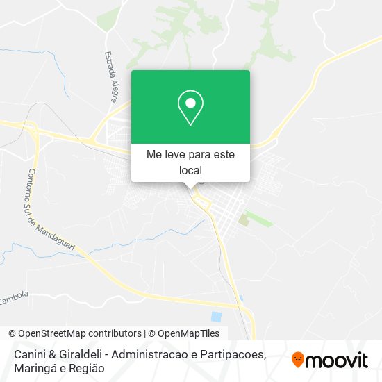 Canini & Giraldeli - Administracao e Partipacoes mapa