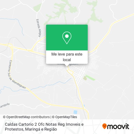 Caldas Cartorio 2 Ofc Notas Reg Imoveis e Protestos mapa