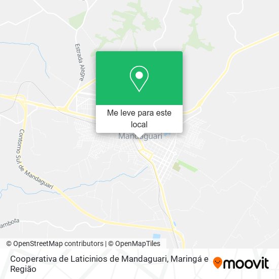 Cooperativa de Laticinios de Mandaguari mapa