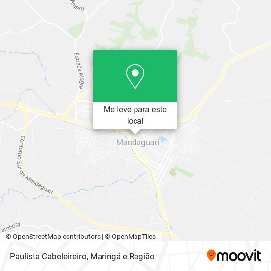 Paulista Cabeleireiro mapa