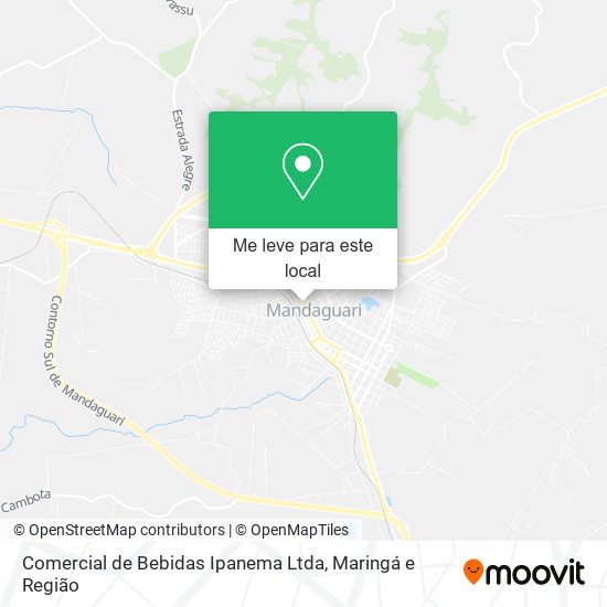 Comercial de Bebidas Ipanema Ltda mapa