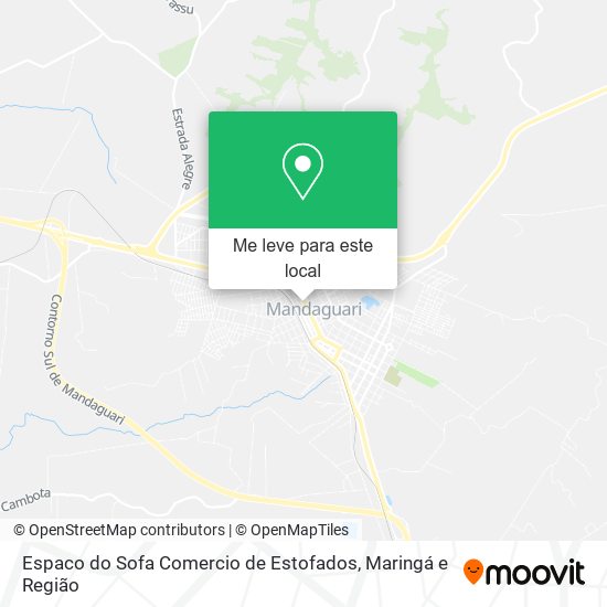 Espaco do Sofa Comercio de Estofados mapa