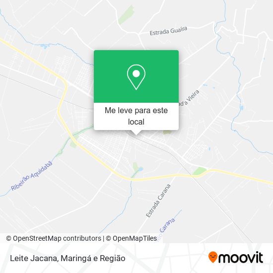 Leite Jacana mapa