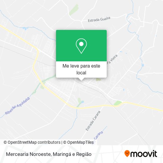 Mercearia Noroeste mapa