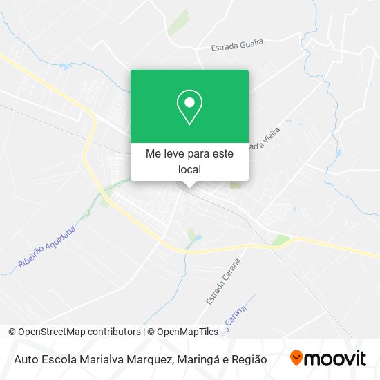 Auto Escola Marialva Marquez mapa