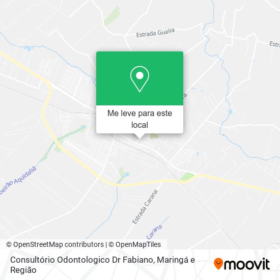 Consultório Odontologico Dr Fabiano mapa