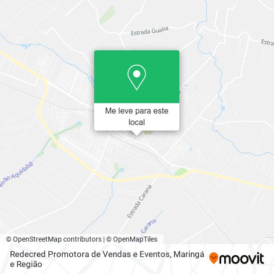 Redecred Promotora de Vendas e Eventos mapa