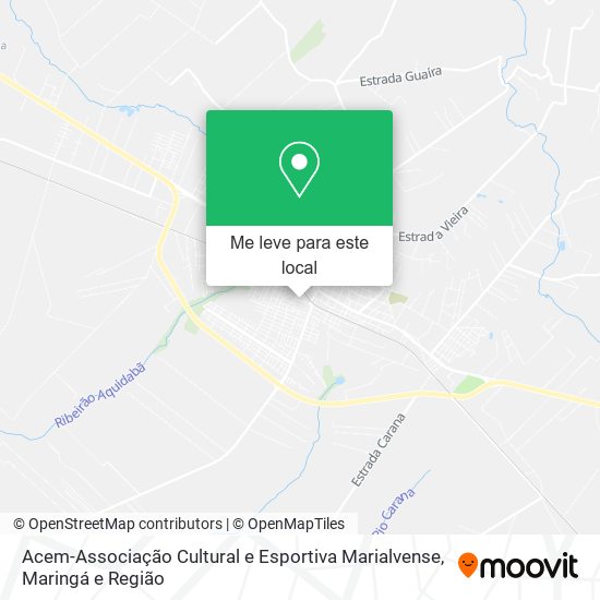 Acem-Associação Cultural e Esportiva Marialvense mapa