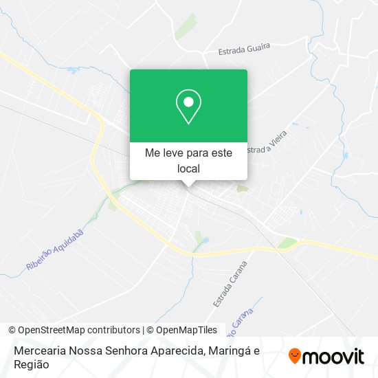 Mercearia Nossa Senhora Aparecida mapa