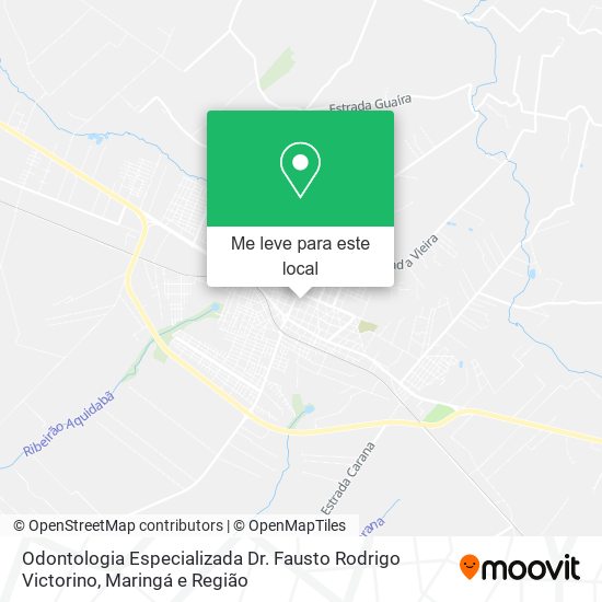 Odontologia Especializada Dr. Fausto Rodrigo Victorino mapa