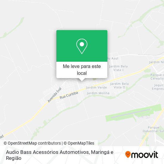 Audio Bass Acessórios Automotivos mapa