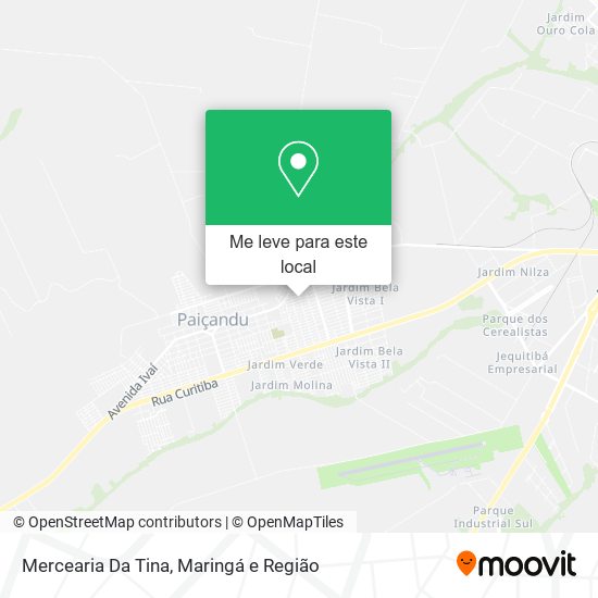 Mercearia Da Tina mapa