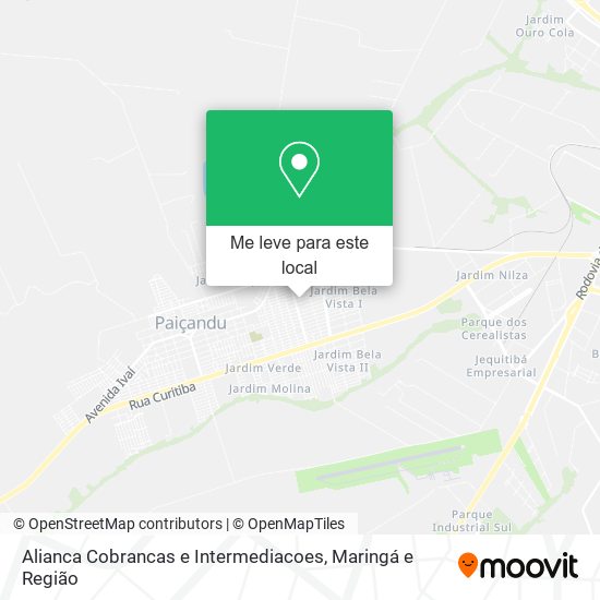 Alianca Cobrancas e Intermediacoes mapa