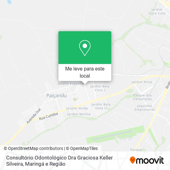 Consultório Odontológico Dra Graciosa Keller Silveira mapa