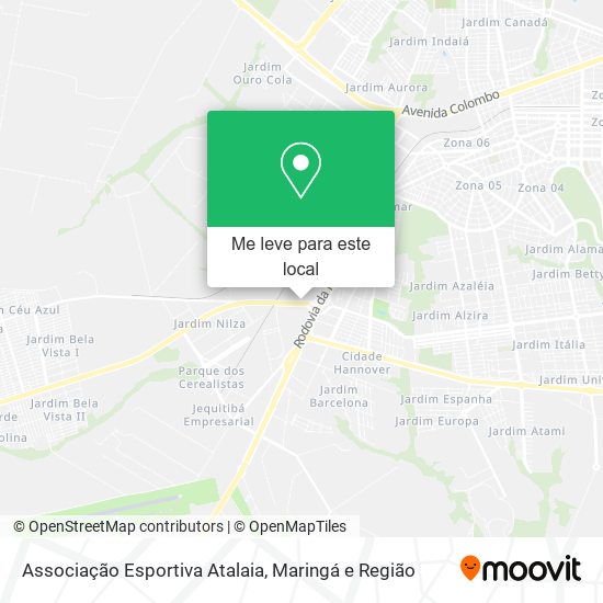 Associação Esportiva Atalaia mapa