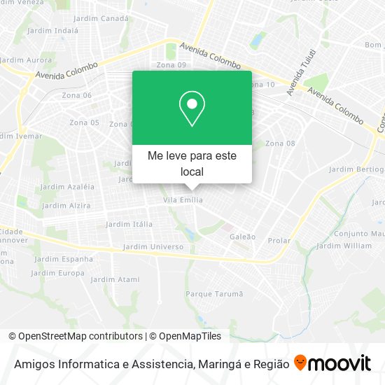 Amigos Informatica e Assistencia mapa