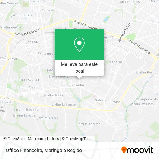 Office Financeira mapa