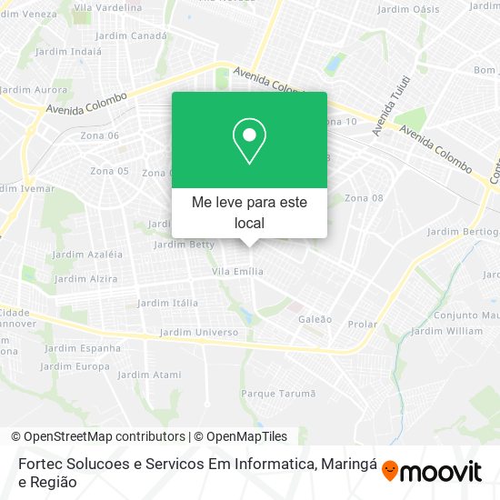 Fortec Solucoes e Servicos Em Informatica mapa