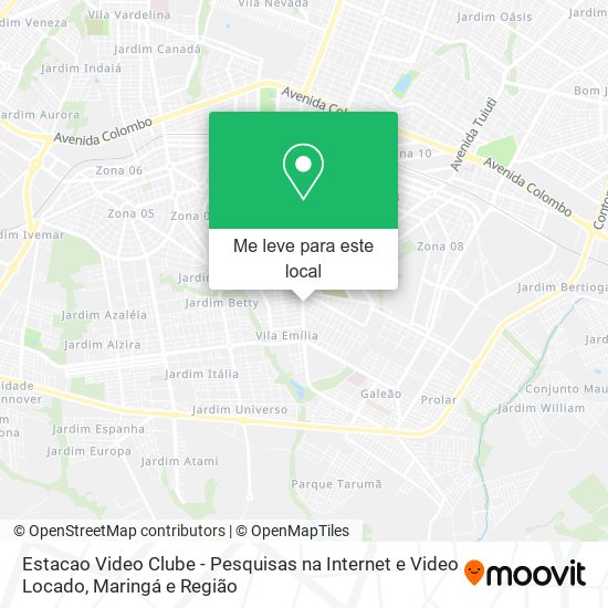 Estacao Video Clube - Pesquisas na Internet e Video Locado mapa