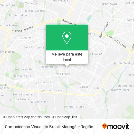 Comunicacao Visual do Brasil mapa
