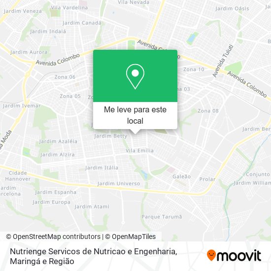 Nutrienge Servicos de Nutricao e Engenharia mapa