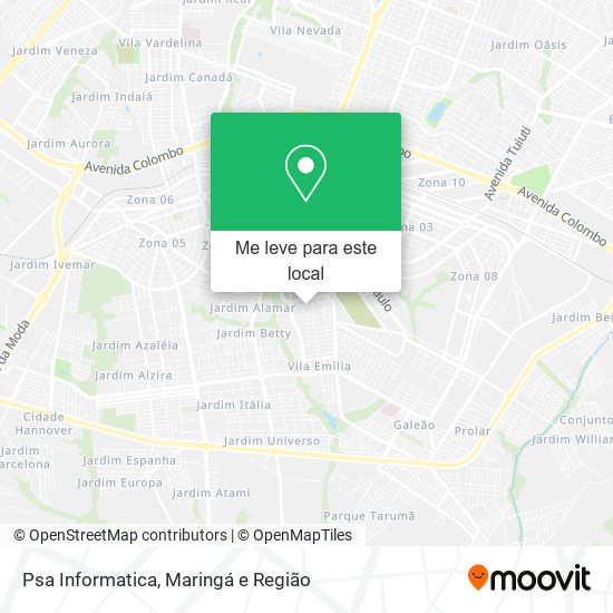 Psa Informatica mapa